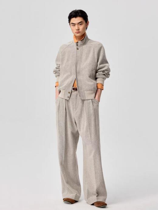 Simple Project/Y25147/亚麻惠灵顿夹克 商品图1