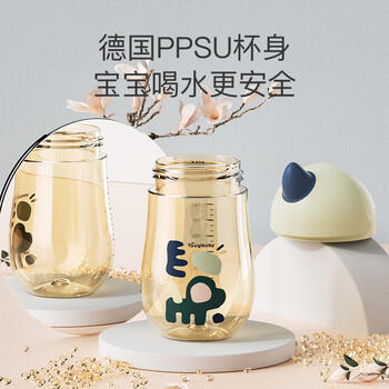 taoqibaby学饮杯鸭嘴杯PPSU宝宝吸管杯儿童水杯婴儿吸管奶瓶防摔幼儿园杯 商品图1