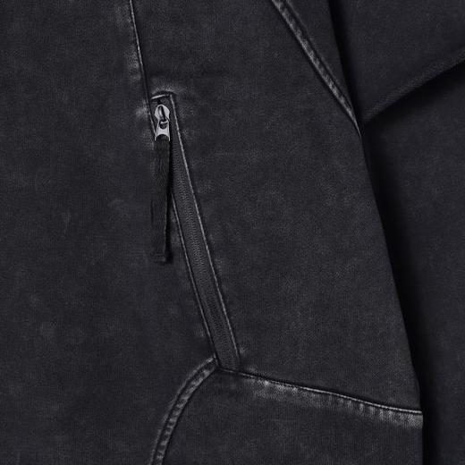 11357SDSA男士秋冬新款痞帅男装韩版磨白解构拉链口袋圆领卫衣百搭宽松 商品图3