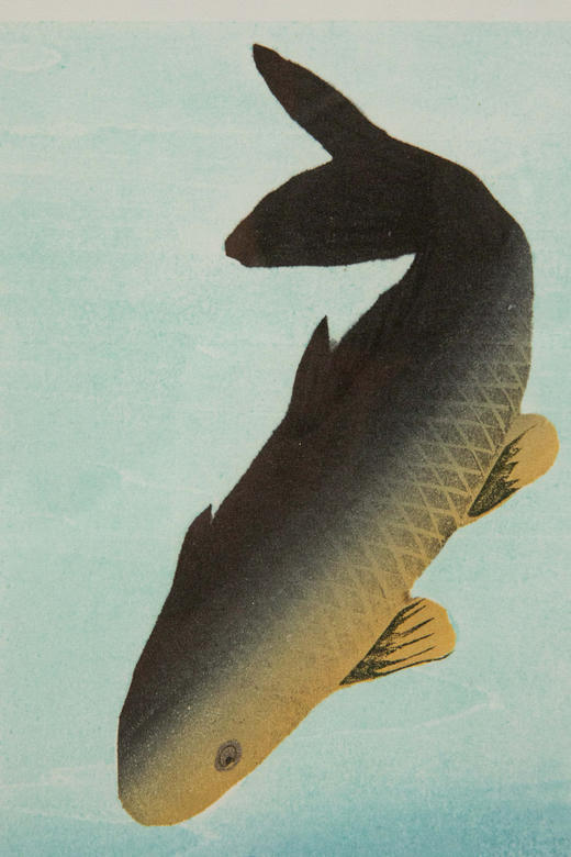 独角鹿西洋古董2012年日本当代艺术家Kunio Kaneko签名创作出品限量木刻版画作品「Whisper Whisper 10 低语·十」 商品图5