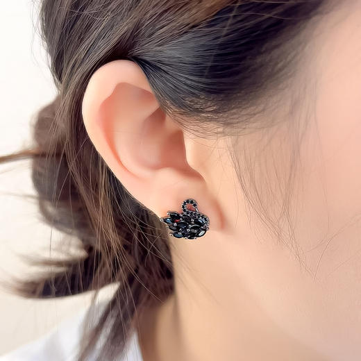 BAOFANDI宝梵迪 法式轻奢天鹅系列耳钉 商品图1