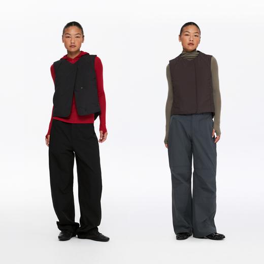 3M新雪丽扣子棉服马甲 商品图4