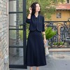 西子/月半小夜曲羊毛呢拼接针织假两件设计感连衣裙/CQYF194 商品缩略图0