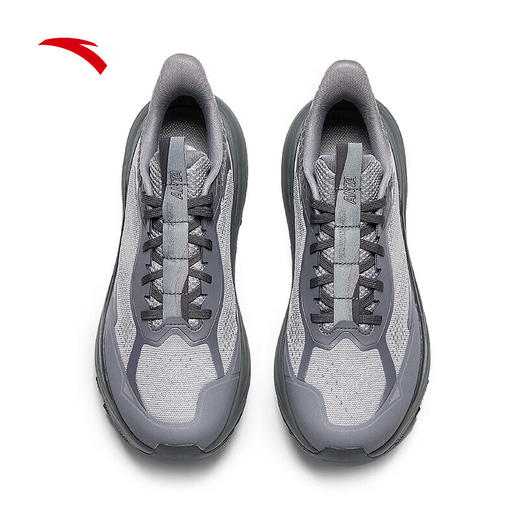 安踏（ANTA）昆仑丨男鞋运动户外徒步鞋耐磨抓地越野跑步鞋子男登山112535590 信鸽灰/碳素灰/城堡灰-2 商品图5