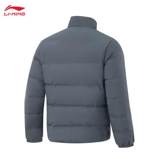 李宁男子冬季羽绒服外套AYMU083-5螺黛青 商品图1