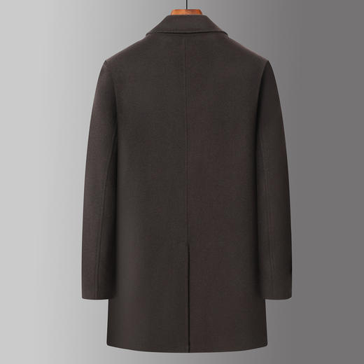 【可拆卸鹅绒内胆】【DAB】大依优型大码男装商务双面羊毛呢男士商务加肥加大码外套大衣 商品图1