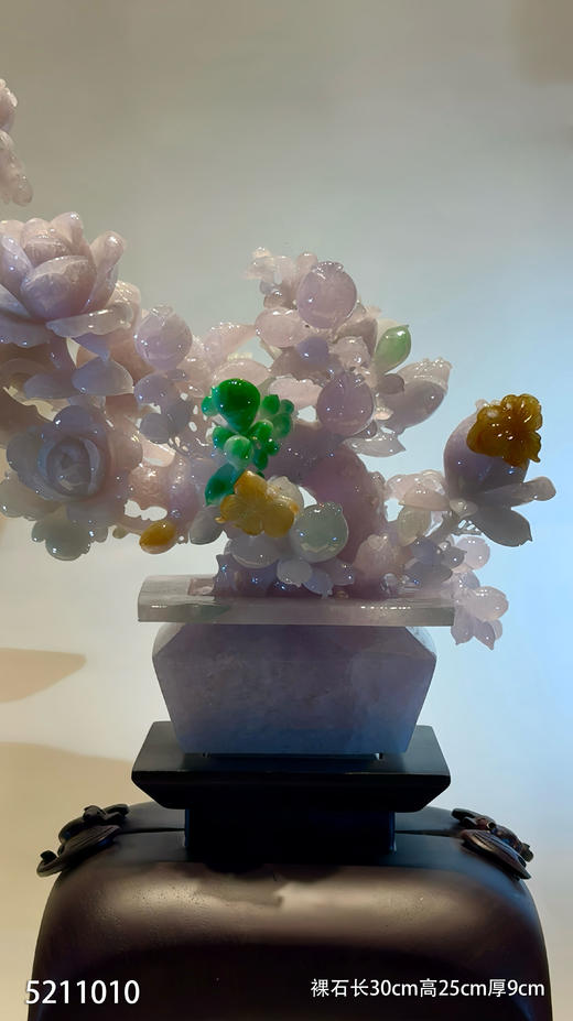 翡翠百花齐放摆件【5211010】具体价格微信咨询 商品图2