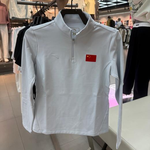 安踏易打理套头卫衣女2025冬季新款半开襟翻领长袖上衣162547408N 商品图2