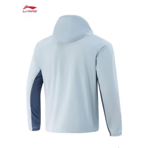 李宁男子2025春秋防泼水休闲连帽运动夹克外套AFDVA85-3 商品图2