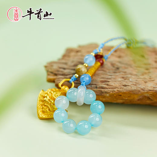 牛首山文创玛瑙挂件国风手机包包挂饰钥匙链南京纪念品送朋友礼物 商品图3