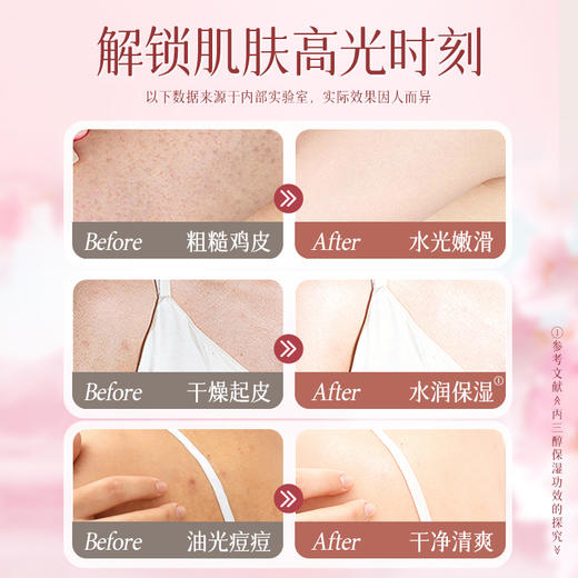 樱花芬芳沐浴露500ml  泡沫丰富 温和洁肤 商品图3