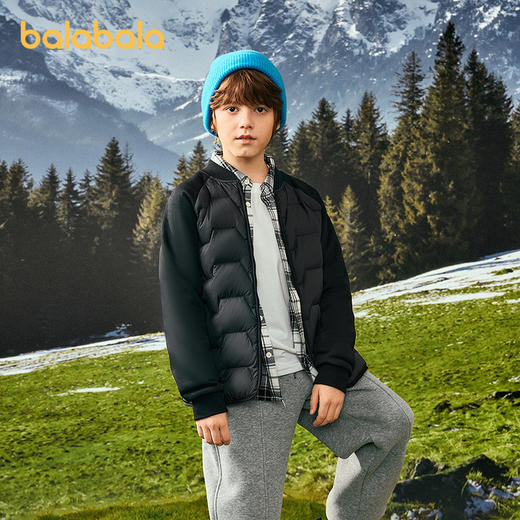 【商场同款】巴拉巴拉童装儿童轻薄羽绒服女童男童2025新款冬三防 商品图2