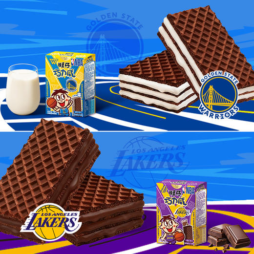 旺旺×NBA联名款巧力威 商品图3