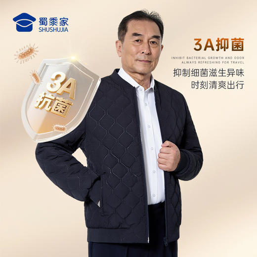 【实付满399送保温杯】【通勤石墨烯棉内胆/马甲叔叔款】休闲保暖内胆外套商务内搭长袖棉服棉衣长辈送礼WZ502/BZ503 商品图4