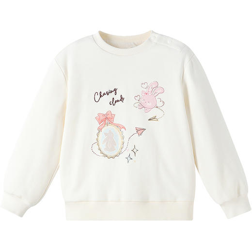 【实体店同款】女童圆领长袖卫衣冬季新款安奈儿童装XG541041 商品图5