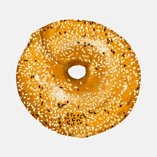 蓝莓酸奶奶酪贝果 商品图2