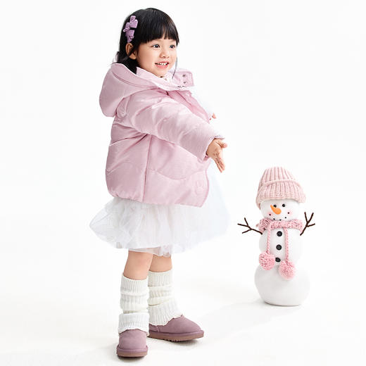 【实体店同款】女童短款羽绒服冬季新款安奈儿童装XG545084 商品图5