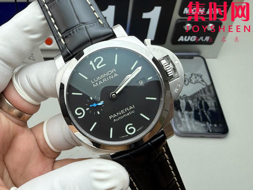 VS沛纳海PAM01312 庐米诺系列PAM1312 黑色三文治表盘 男士腕表 小蓝秒针
机芯：VS定制P.9010型一体 商品图1