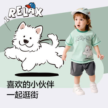 巴拉巴拉宝宝打底衫婴儿t恤男童短袖女上衣2025夏季宽松时尚208225117221 商品图4