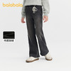 【商场同款】巴拉巴拉儿童裤子女童冬加绒牛仔长裤2025新款喇叭裤 商品缩略图1