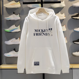 李宁男子2025秋季套头连帽运动上衣健身卫衣AWDVD35-1