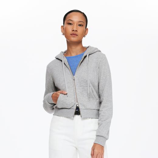 oneup短款拉链卫衣 商品图1