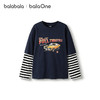巴拉巴拉balaOne儿童长袖t恤男童女童2025秋季新款假两件纯棉上衣 商品缩略图4