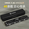 天鹅（SWAN）24孔复音口琴初学者入门学生专业演奏教学推荐口琴C调银色 商品缩略图3