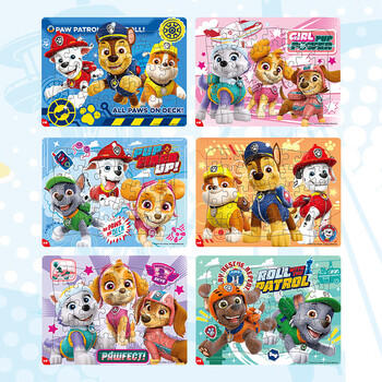 汪汪队立大功（PAW PATROL）儿童拼图玩具 汪汪队40片框式拼图六合一家居装饰生日礼物礼品 商品图1