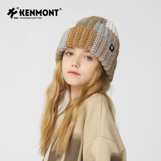 卡蒙儿童保暖多彩针织帽KM-4460 | 拼色设计、时尚百搭、保暖与颜值兼具【HZ】 商品图3