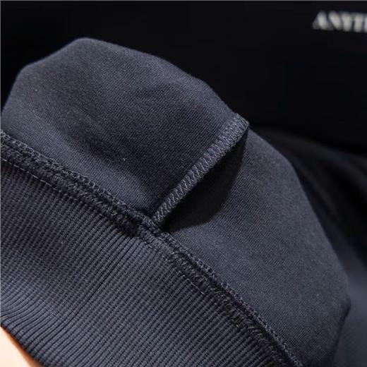 李宁男子2025秋季套头连帽运动上衣健身卫衣AWDV563-4 商品图4