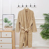 秋冬季浴袍 男女珊瑚绒加厚睡衣 情侣加长款大码浴衣 舒适睡袍保暖晨袍 商品缩略图4