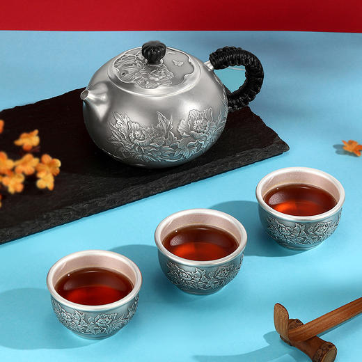 金鹊报喜壶三杯套装 商品图2