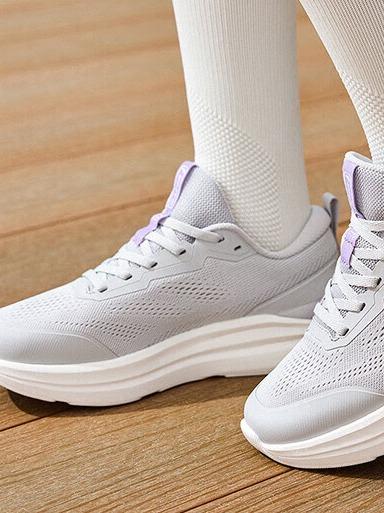 安踏神行lite丨运动鞋女鞋秋季健身通勤网面透气训练鞋122537713 芯片灰-6 商品图3