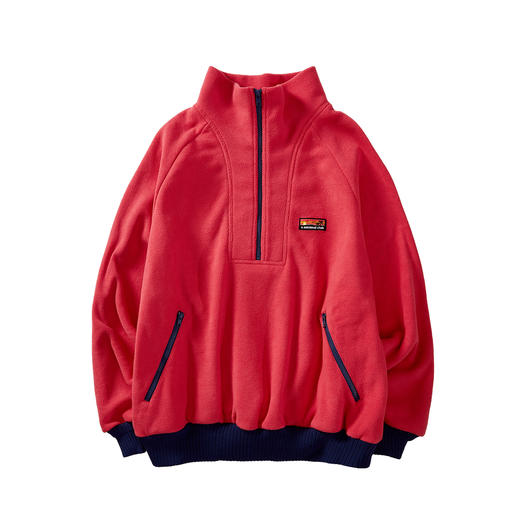 a minimal club撞色半开襟拉链摇粒绒卫衣运动户外秋冬AM59ST16 商品图6