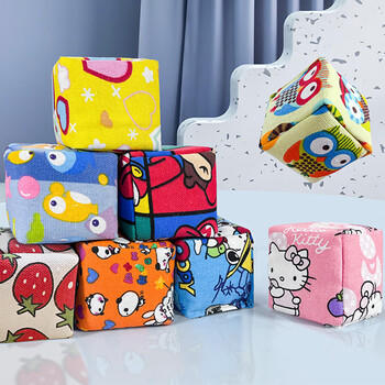 华诗孟儿童沙包6/7/8/10cm立体沙袋幼儿园户外丢沙包小学生投掷飞盘玩具 商品图4