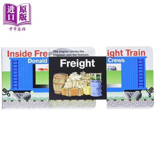 【中商原版】货运列车有什么 Donald Crews Inside Freight Train 英文原版 儿童纸板书绘本 图画故事书 进口亲子童书 4岁以上 商品图2