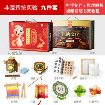 俏皮谷四大发明科学实验套装儿童玩具小学生手工制作男女孩生日节日礼物 商品图6