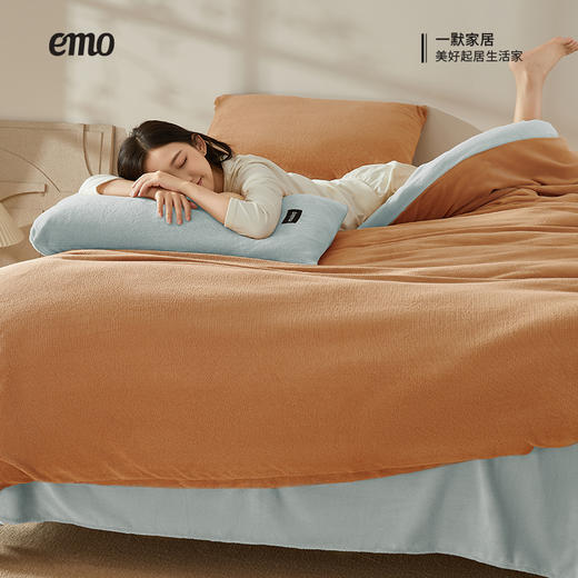 【一默】双拼牛奶绒四件套 商品图5