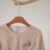 西子/金灿夫人喜妈妈礼服重工提花假两件连衣裙/CQHY043 商品缩略图1