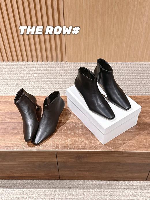 The Row 高品质猫跟侧拉链短靴（DBG） 商品图2