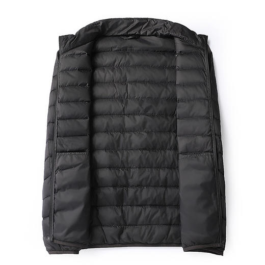 【DX】大依优型大码男装轻薄羽绒服立领90鸭绒秋冬休闲商务宽松短款羽绒服防钻绒 商品图3