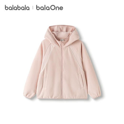 巴拉巴拉balaOne儿童外套男女童宝宝上衣2025新款秋摇粒绒防静电 商品图4