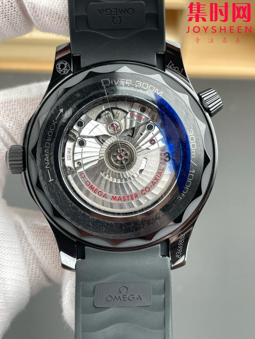 墨黑海马 桀骜登场 欧米茄新品VS海马300米系列 全黑陶瓷海马 男士腕表 8806一体机 表径43.5mm 商品图4