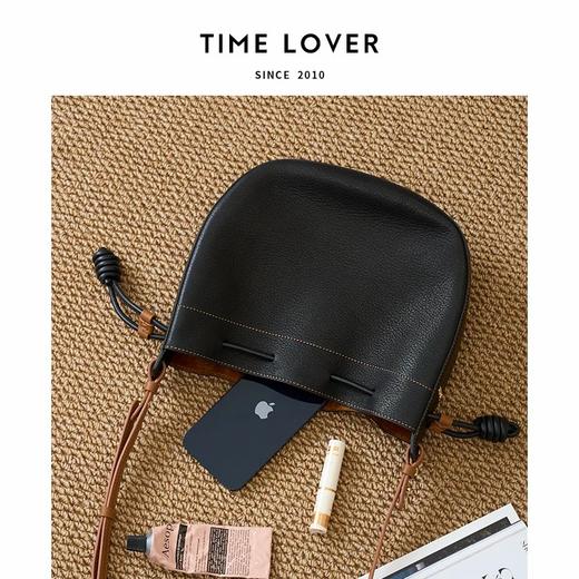 【扶摇软软包】TIME LOVER 大小号时尚简约小众单肩包 商品图3