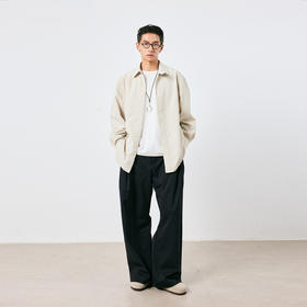 棉仓3661004001-【微醺时刻】宽松设计感小众衬衫男