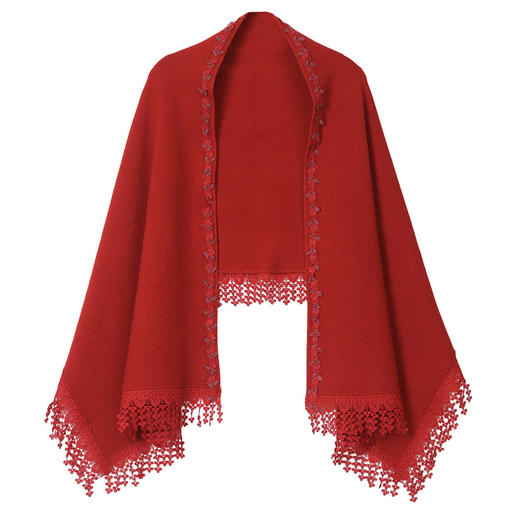 FCY SJ25979镂空开衫斗篷披肩外穿宽松韩版搭配旗袍 商品图4