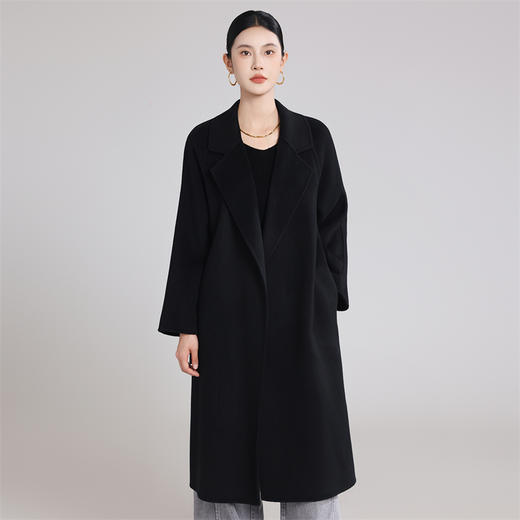 【M家同款 羊毛羊绒大衣】高品质面料质地紧密 慵懒风廓形 大牌平替只要零头价 商品图3