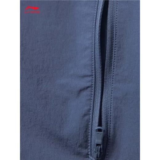 李宁男子2025春秋休闲连帽运动夹克外套AFDV675-10 商品图3