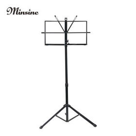 名森（Minsine）通用加粗可升降琴谱架吉他小提琴乐谱架古筝二胡乐谱台黑色小谱架